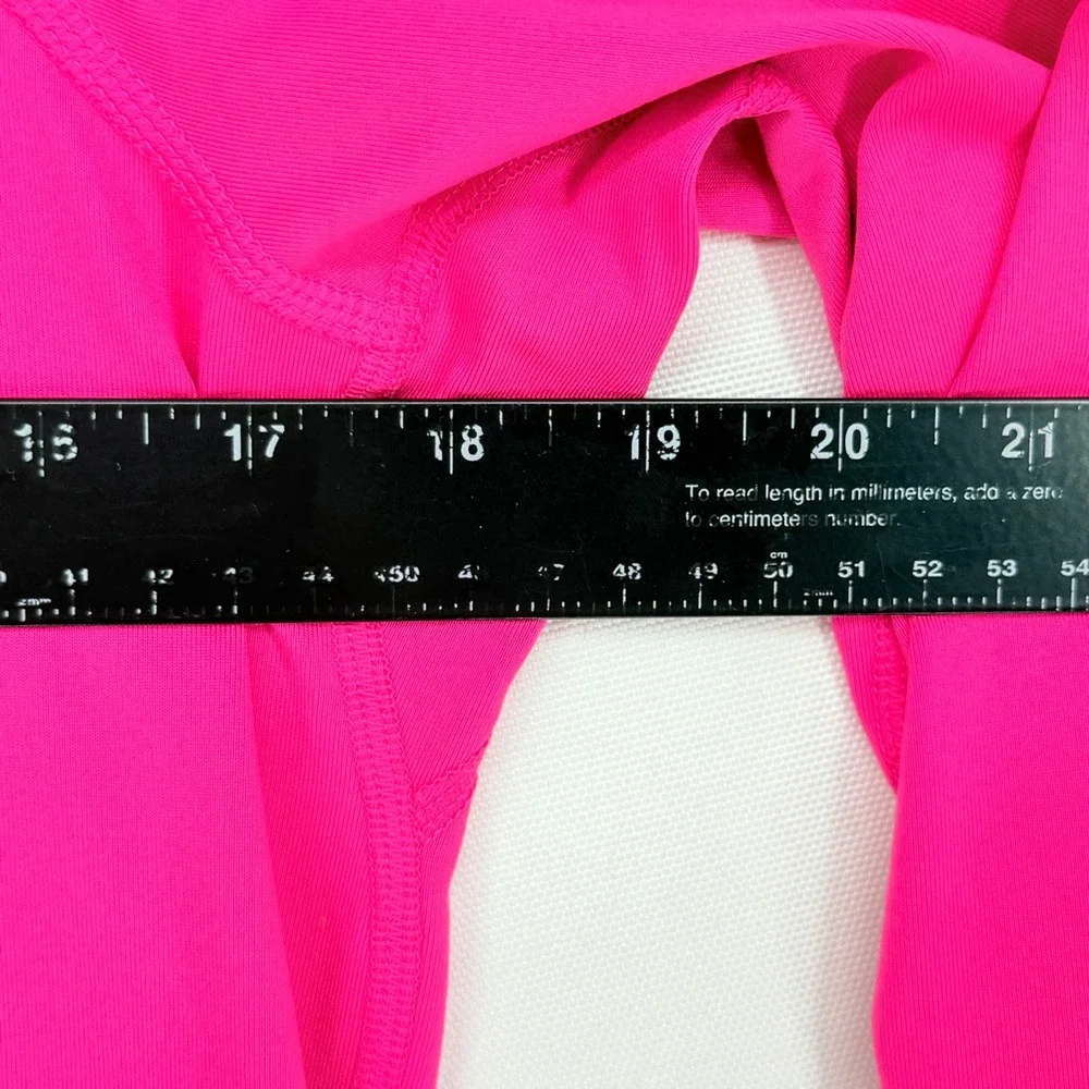 Nike Pro Cowl Neck Pullover Women Large Pink Dri-FIT Thumbhole Gorpcore Sporty